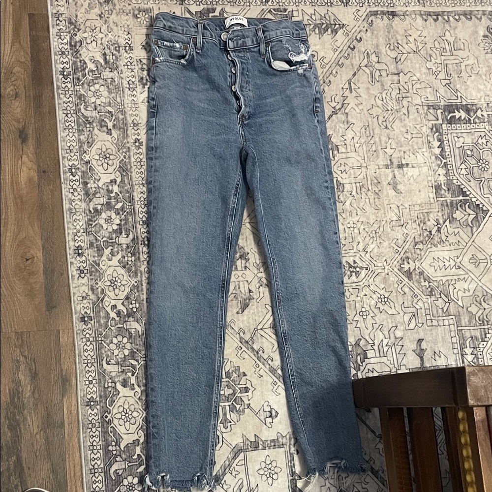 Agolde Light Blue Skinny Jeans